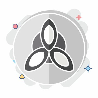 Simgesel Astroloji Doğum Çizelgesi. Astroloji sembolüyle ilgili. Çizgi roman. düzenlenebilir