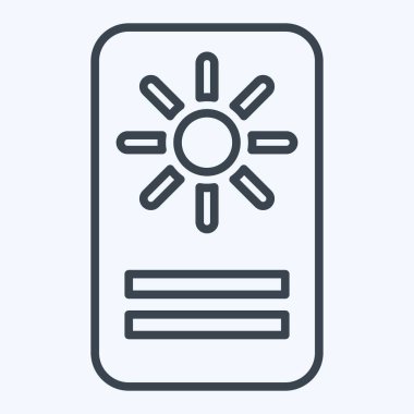 Simge Astroloji Kartı. Astroloji sembolüyle ilgili. Sıra tarzı. dizayn edilebilir