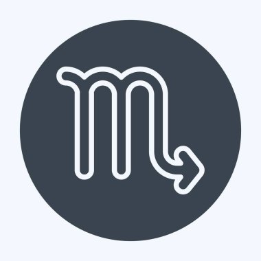 Simge Astroloji İşareti. Astroloji sembolüyle ilgili. Kabartma tarzı. dizayn edilebilir