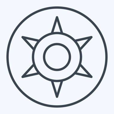 Simge Astroloji Yıldızı. Astroloji sembolüyle ilgili. Sıra tarzı. dizayn edilebilir