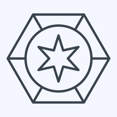 Simge Astrolojisi. Astroloji sembolüyle ilgili. Sıra tarzı. dizayn edilebilir