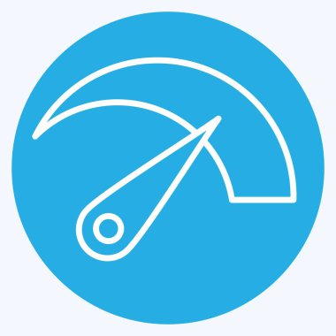 Simge Bantgenişliği. İndirme sembolüyle ilgili. Mavi gözlü. dizayn edilebilir