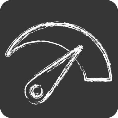 Simge Bantgenişliği. İndirme sembolüyle ilgili. Tebeşir stili. dizayn edilebilir