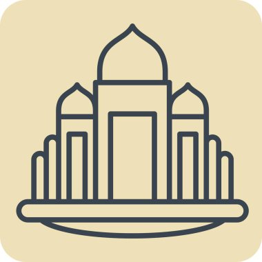 Simge Bazilikası. House sembolüyle ilgili. El çizimi tarzı. dizayn edilebilir