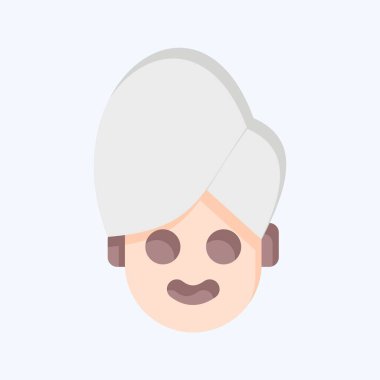 Simge Güzellik Tedavisi. Kozmetoloji sembolüyle ilgili. Düz stil. dizayn edilebilir