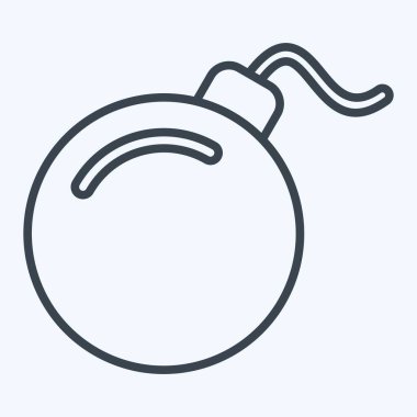 Simge bombası. Askeri sembolle ilgili. Sıra tarzı. dizayn edilebilir