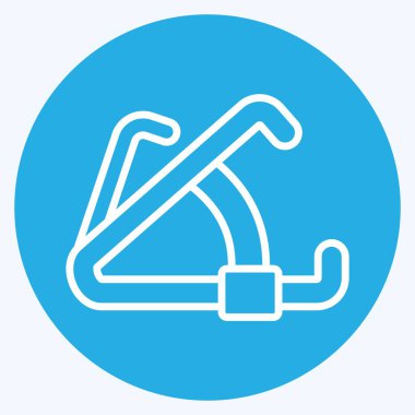 Simge Kaliper. Kozmetoloji sembolüyle ilgili. Mavi gözlü. dizayn edilebilir