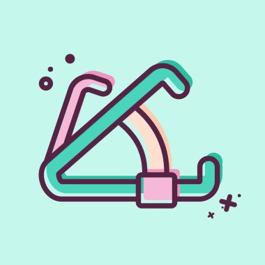 Simge Kaliper. Kozmetoloji sembolüyle ilgili. MBE tarzı. dizayn edilebilir