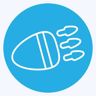 Simge Araba Işığı. Işık sembolüyle ilgili. Mavi gözlü. dizayn edilebilir