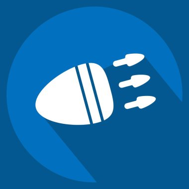 Simge Araba Işığı. Işık sembolüyle ilgili. Uzun gölge tarzı. dizayn edilebilir