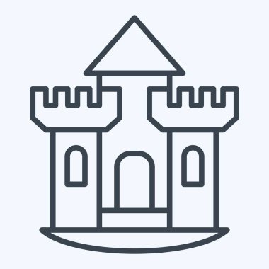 Simge Kalesi. House sembolüyle ilgili. Sıra tarzı. dizayn edilebilir