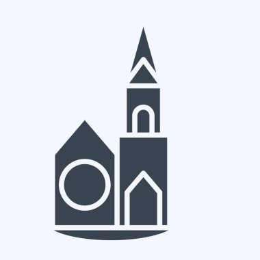 Simge Şapeli. House sembolüyle ilgili. Kabartma tarzı. dizayn edilebilir