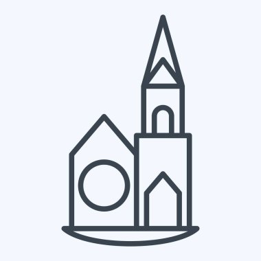 Simge Şapeli. House sembolüyle ilgili. Sıra tarzı. dizayn edilebilir