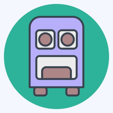 Simge Komuta Merkezi. Askeri sembolle ilgili. renk arkadaşı stili. dizayn edilebilir