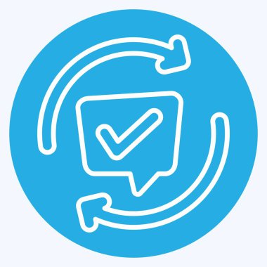 Simge Yorumları. Konuşma sembolüyle ilgili. Mavi gözlü. dizayn edilebilir