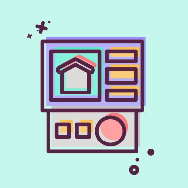 Simge Kontrol Paneli. İç Güvenlik sembolüyle ilgili. MBE biçimi