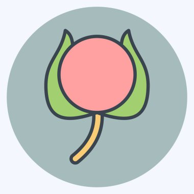 Simge Cotton. Yatak sembolü ile ilgili. renk arkadaşı stili. dizayn edilebilir