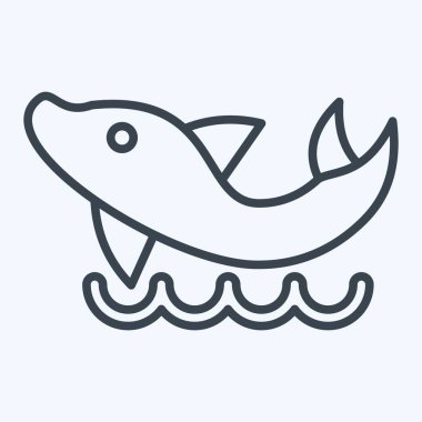 Simge Yunusu. Hawaii sembolüyle ilgili. Sıra tarzı. dizayn edilebilir