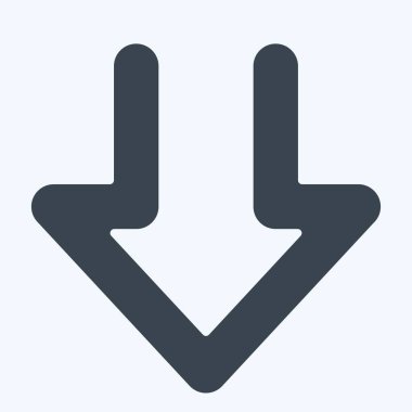 İndirme sembolü ile ilgili Simge İndirme 1. Kabartma tarzı. dizayn edilebilir