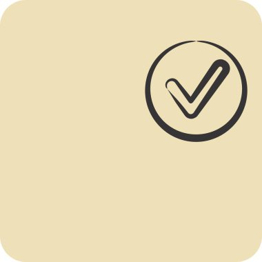 Simge indirme tamamlandı. İndirme sembolüyle ilgili. El çizimi tarzı. dizayn edilebilir