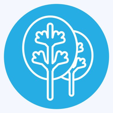 İkon Ekonomi. Yatak sembolü ile ilgili. Mavi gözlü. dizayn edilebilir