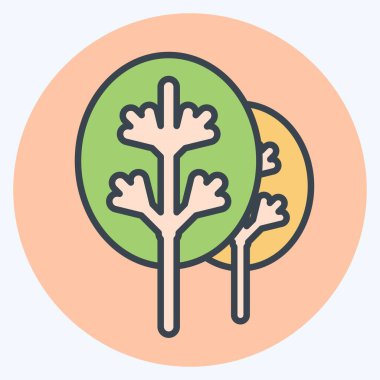 İkon Ekonomi. Yatak sembolü ile ilgili. renk arkadaşı stili. dizayn edilebilir