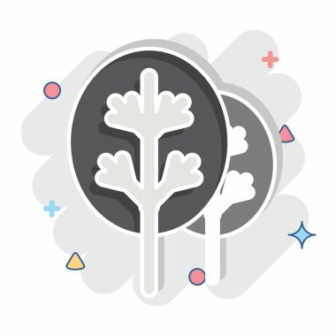 İkon Ekonomi. Yatak sembolü ile ilgili. Çizgi roman. dizayn edilebilir