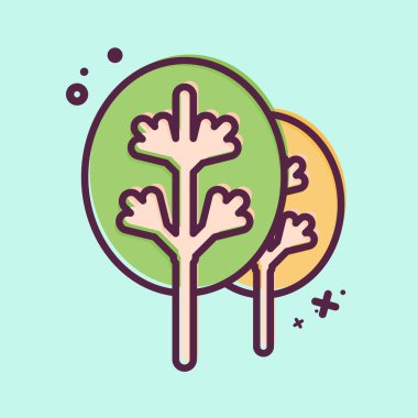 İkon Ekonomi. Yatak sembolü ile ilgili. MBE tarzı. dizayn edilebilir