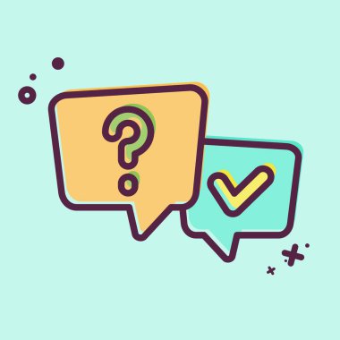 Icon SSS. Konuşma sembolüyle ilgili. MBE tarzı. dizayn edilebilir