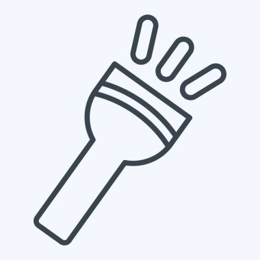 Simge Işığı. Işık sembolüyle ilgili. Sıra tarzı. dizayn edilebilir