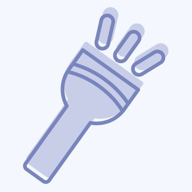 Simge Işığı. Işık sembolüyle ilgili. İki ton stili. dizayn edilebilir