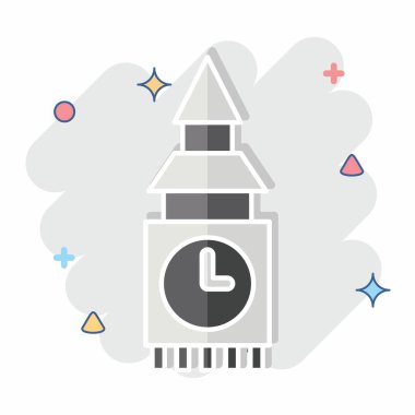 Simge Kalesi. House sembolüyle ilgili. Çizgi roman. dizayn edilebilir