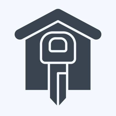 Simge Kapısı Güvenliği. İç Güvenlik sembolüyle ilgili. Kabartma biçimi