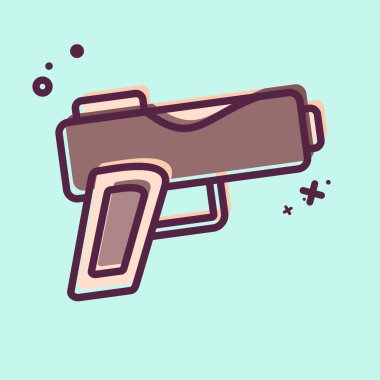 Simge Silahı. Askeri sembolle ilgili. MBE tarzı. dizayn edilebilir