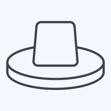 Simge Şapka. Hawaii sembolüyle ilgili. Sıra tarzı. dizayn edilebilir