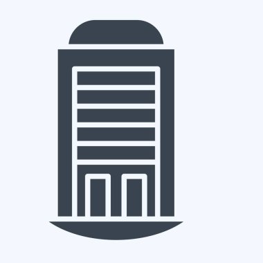 Simge Evi. House sembolüyle ilgili. Kabartma tarzı. dizayn edilebilir