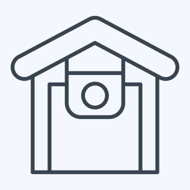 Simge Kızılötesi Gözetleme. İç Güvenlik sembolüyle ilgili. satır biçimi