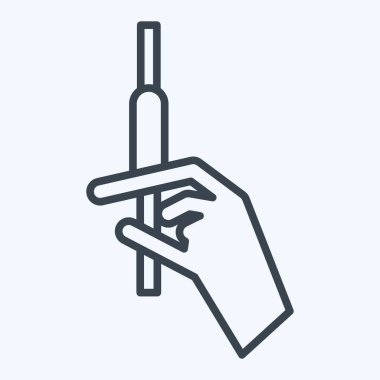 Simge enjektörleri. Kozmetoloji sembolüyle ilgili. Sıra tarzı. dizayn edilebilir