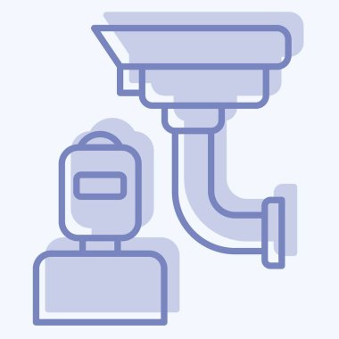 Simge ihlali. İç Güvenlik sembolüyle ilgili. iki ton biçimi