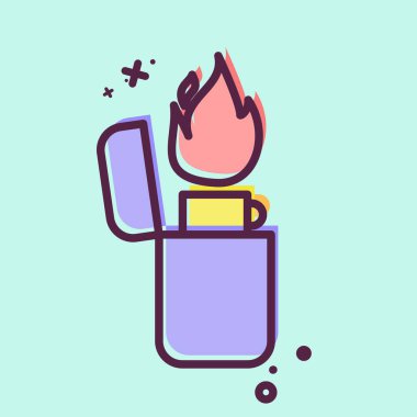 Simge Çakmağı. Işık sembolüyle ilgili. MBE tarzı. dizayn edilebilir