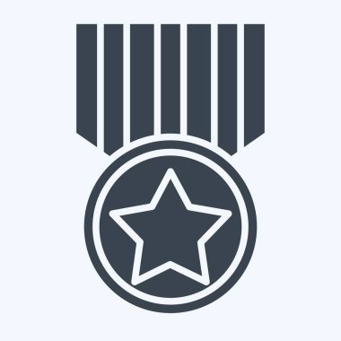 Simge Askeri Rozeti. Askeri sembolle ilgili. Kabartma tarzı. dizayn edilebilir