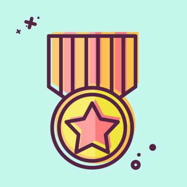 Simge Askeri Rozeti. Askeri sembolle ilgili. MBE tarzı. dizayn edilebilir