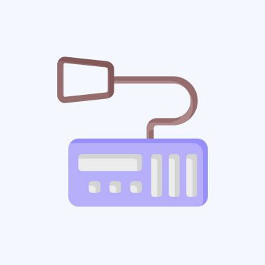 Askeri sembolle ilgili Icon Millitary Radyo 2. Düz stil. dizayn edilebilir