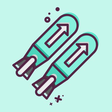 Simge füzesi. Askeri sembolle ilgili. MBE tarzı. dizayn edilebilir 1