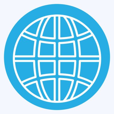 Simge Ağı. İndirme sembolüyle ilgili. Mavi gözlü. dizayn edilebilir