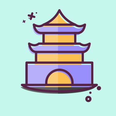 Simge Pagoda. House sembolüyle ilgili. MBE tarzı. dizayn edilebilir