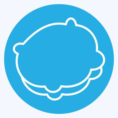 Simge Yastıkları. Yatak sembolü ile ilgili. Mavi gözlü. dizayn edilebilir