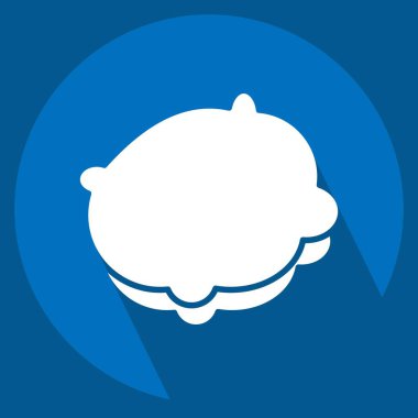 Simge Yastıkları. Yatak sembolü ile ilgili. Uzun gölge tarzı. dizayn edilebilir