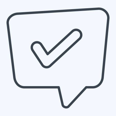 Simge Sorunu Çözme. Konuşma sembolüyle ilgili. Sıra tarzı. dizayn edilebilir