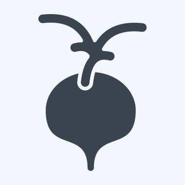 Simge turpu. Meyve ve Sebze Sembolü ile ilgili. Kabartma tarzı. düzenlenebilir